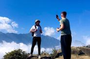 At the summit 