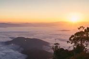 sunrise in mountains