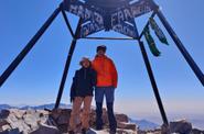 At the peak 