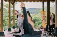 hatha yoga session