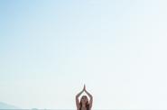 woman in yoga pose