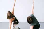 stretching