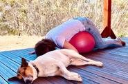 Yoga session