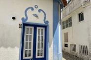 blue doorway in Ericeira