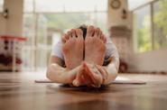 morning yoga session