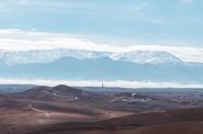 Agafay Desert with Atlas Mountains