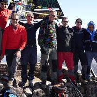 At the peak 