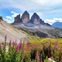 the Tre Cime di Lavaredo