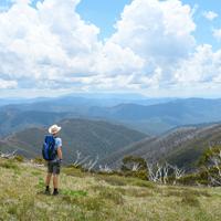 Hiking in the Victorian High Country of Australia