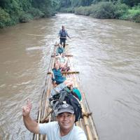 Bamboo rafting