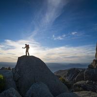 man on the mountain