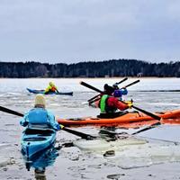 guided kayaking route