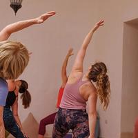 yoga session