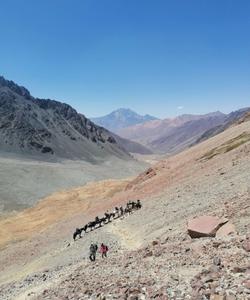 Mountain trekking in Argentina