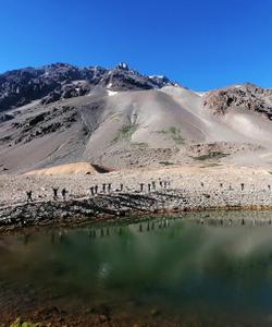 Andes Mountains trekking