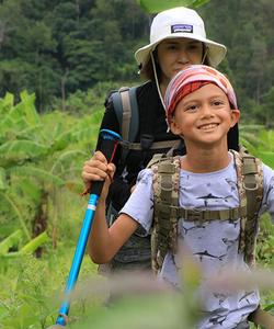 On the trek 