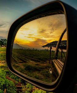 Sunset reflection 