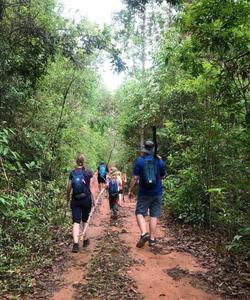 On the trek 