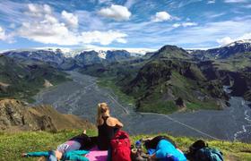Iceland Women Hiking