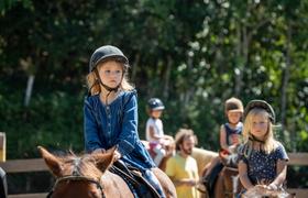 Children on horses