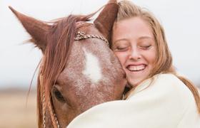 Bonding with horse